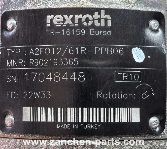 Rexroth R902193365 Gear Pump A2FO12/61R-PPB06